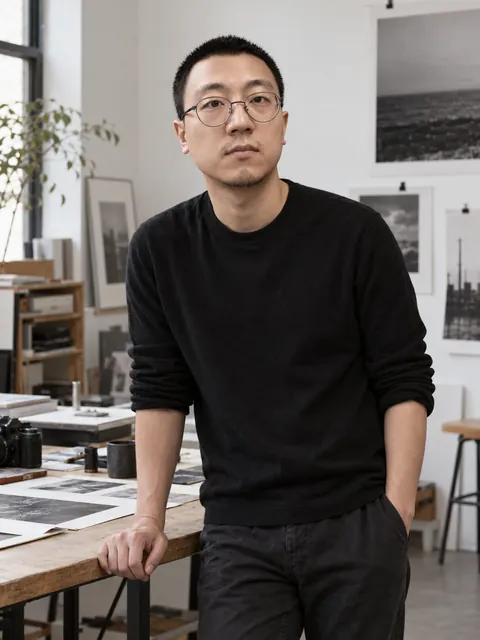 何发论工作间：艺术家工作照，生成角色图像