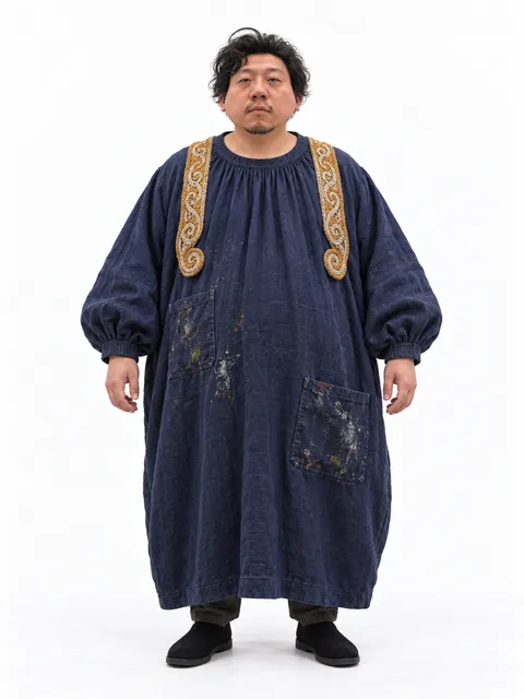 何发论克里姆特：靛蓝巨罩衫画家，生成角色图像