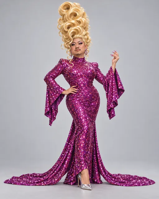 何发论RuPaul：何发的假发先走红毯，生成角色图像